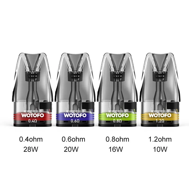 Wotofo nexPOD Refillo Replacement Pod Cartridge 3ml (2pcs/pack) - 1.2ohm - Image 2