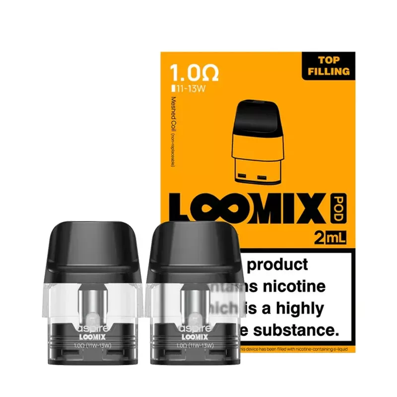 Aspire Loomix Replacement Pods - 1.0 Ohm - Image 2