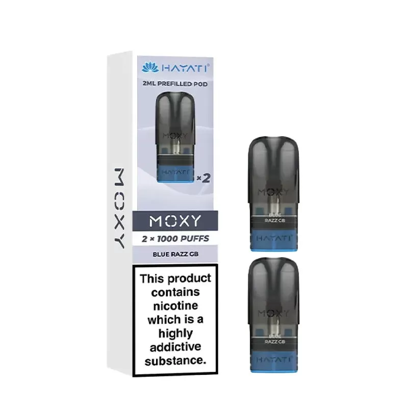 Hayati Moxy Prefilled Pods - Strawberry Raspberry Ice - Image 3