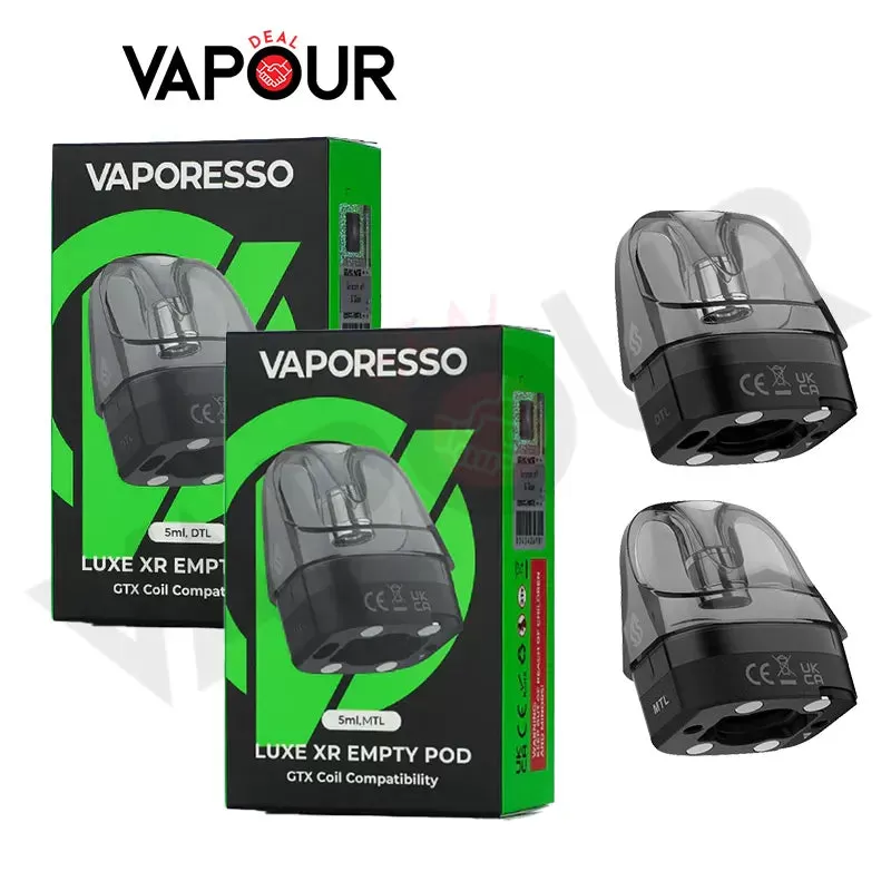Vaporesso Luxe XR Empty Replacement Pods - MTL