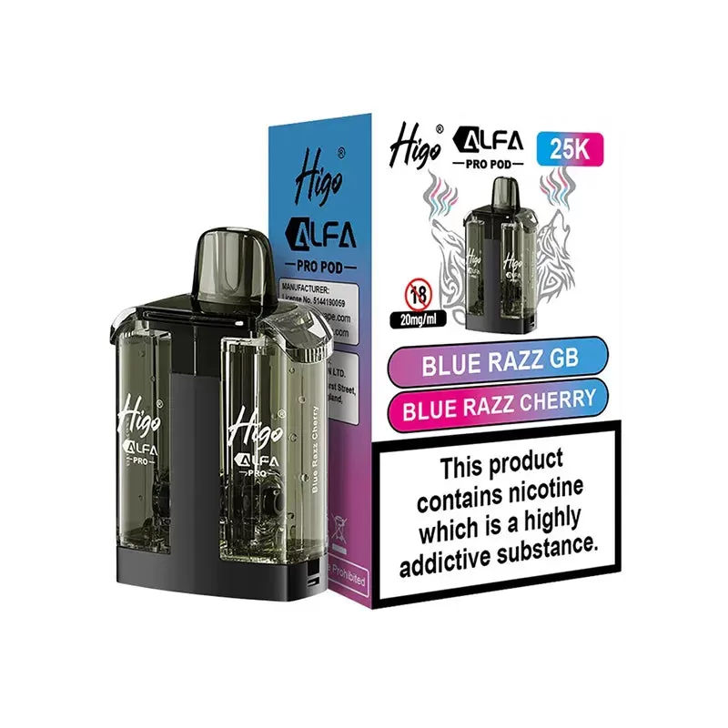 Higo Alfa Pro 25K Pods - Lemon Lime / Pineapple Ice - Image 2