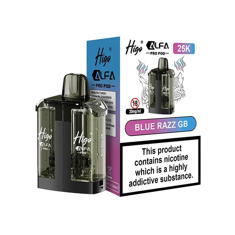 Higo Alfa Pro 25K Pods - Lemon Lime / Pineapple Ice - Image 3