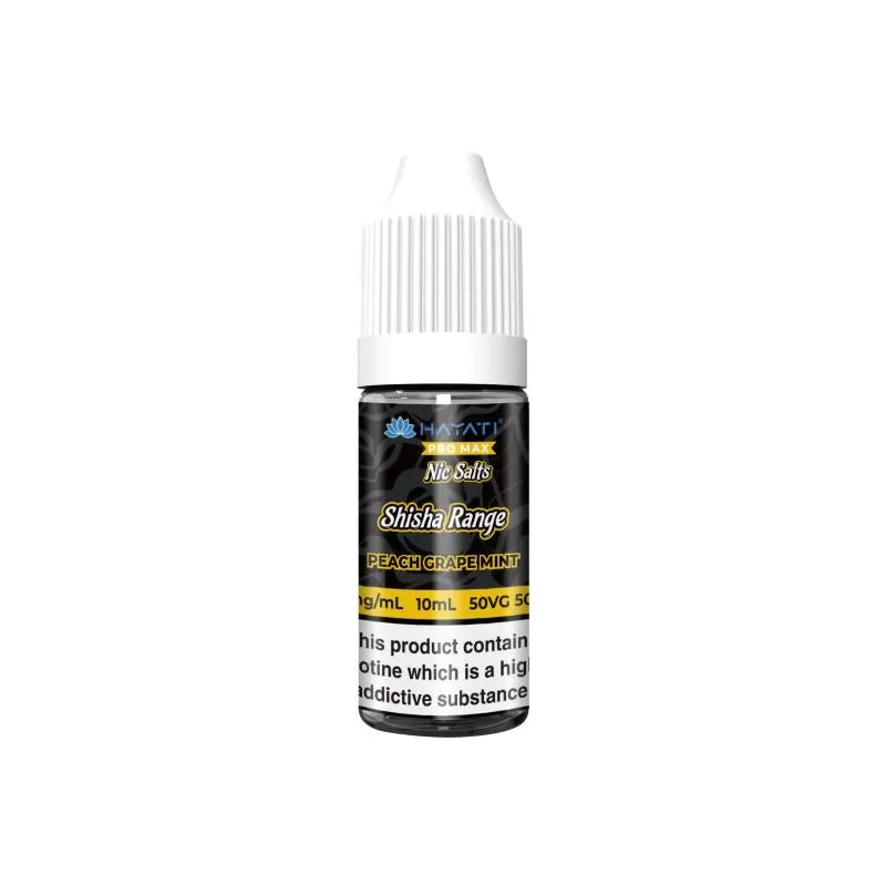 Hayati Shisha Peach Grape Mint Nic Salt - 10mg