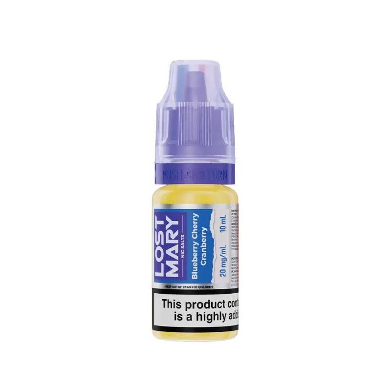 Lost Mary Blueberry Cherry Cranberry Nic Salt E-Liquid - 10mg - Image 2