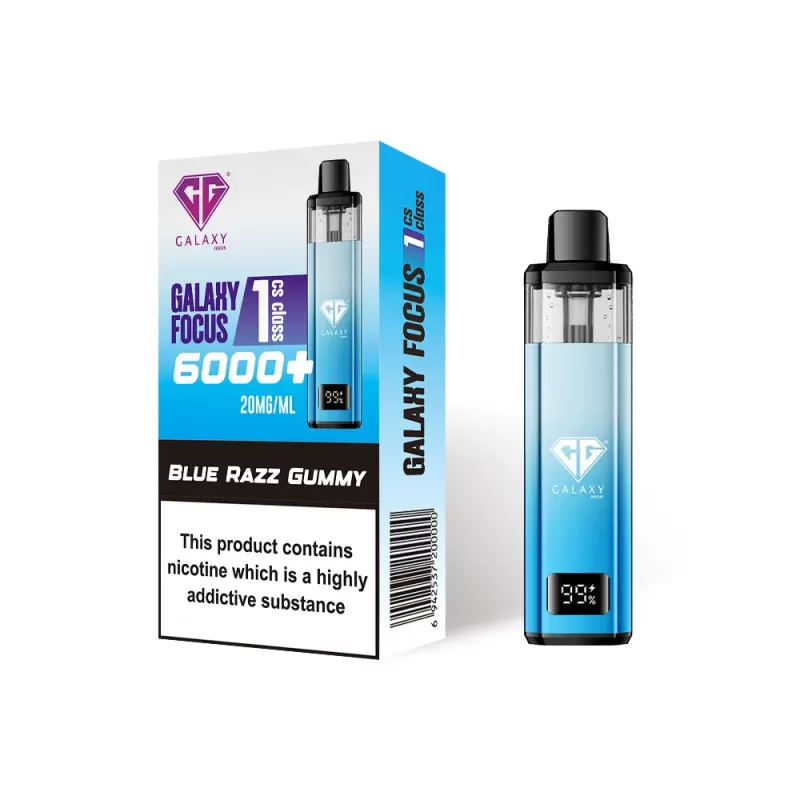 Crystal Galaxy Focus 1 6000 Pod Kit - Blue Razz Cherry - Image 3