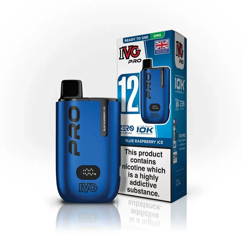 IVG Pro 12 0 Nicotine Vape Kit - Fizzy Cherry - Box of 5 - Image 2