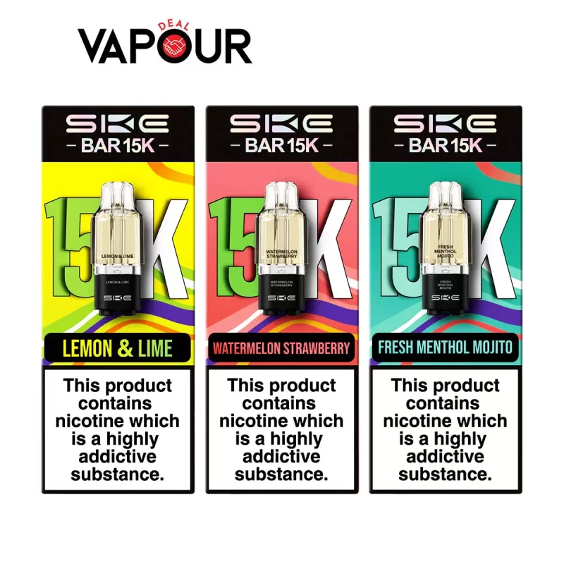 SKE Bar 15K Prefilled Pods - Watermelon Strawberry