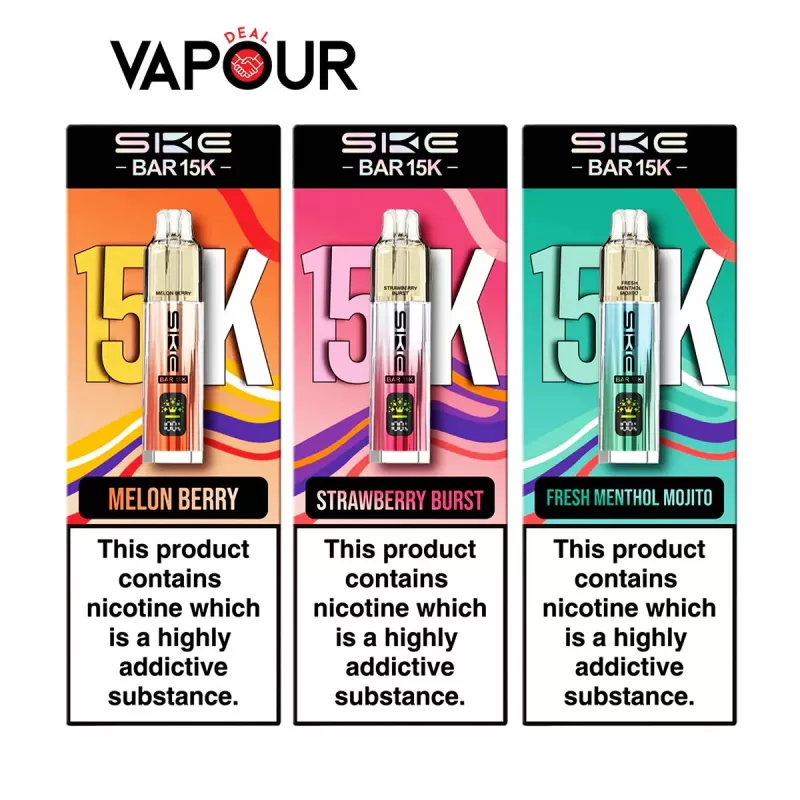 SKE Bar 15K Prefilled Pod Kit - Blueberry Sour Raspberry