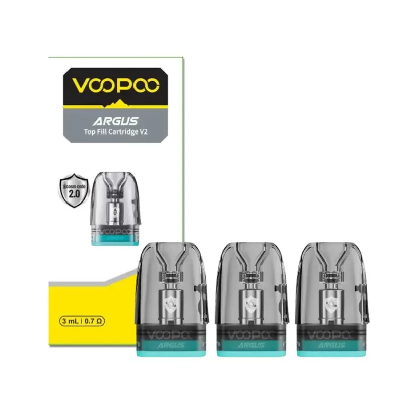 VooPoo Argus V2 Replacement Pods - 0.7ohm Top-Fill 3ml - Image 3