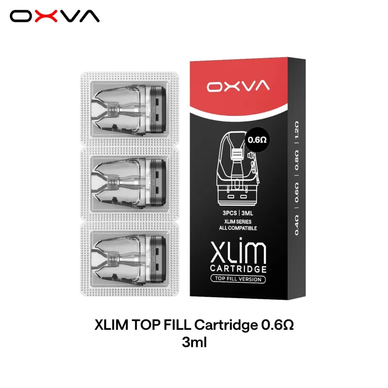 OXVA Xlim Top Fill Replacement Pods - 0.6ohm XL 3ml - Image 2