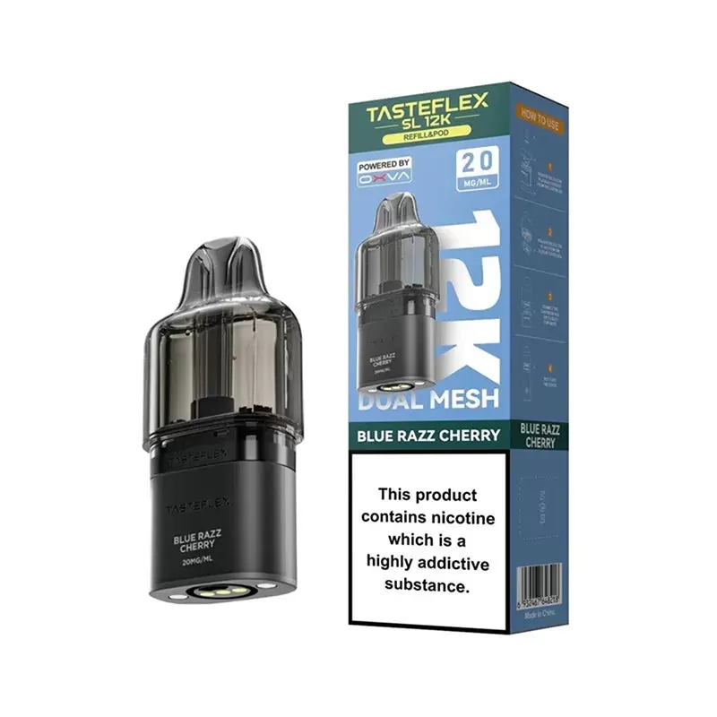 Oxva Tasteflex SL 12K Pods - Blue Razz Cherry - Image 2