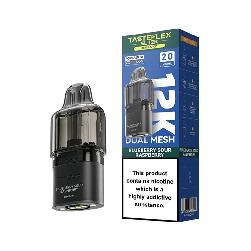 Oxva Tasteflex SL 12K Pods - Blue Razz Cherry - Image 3