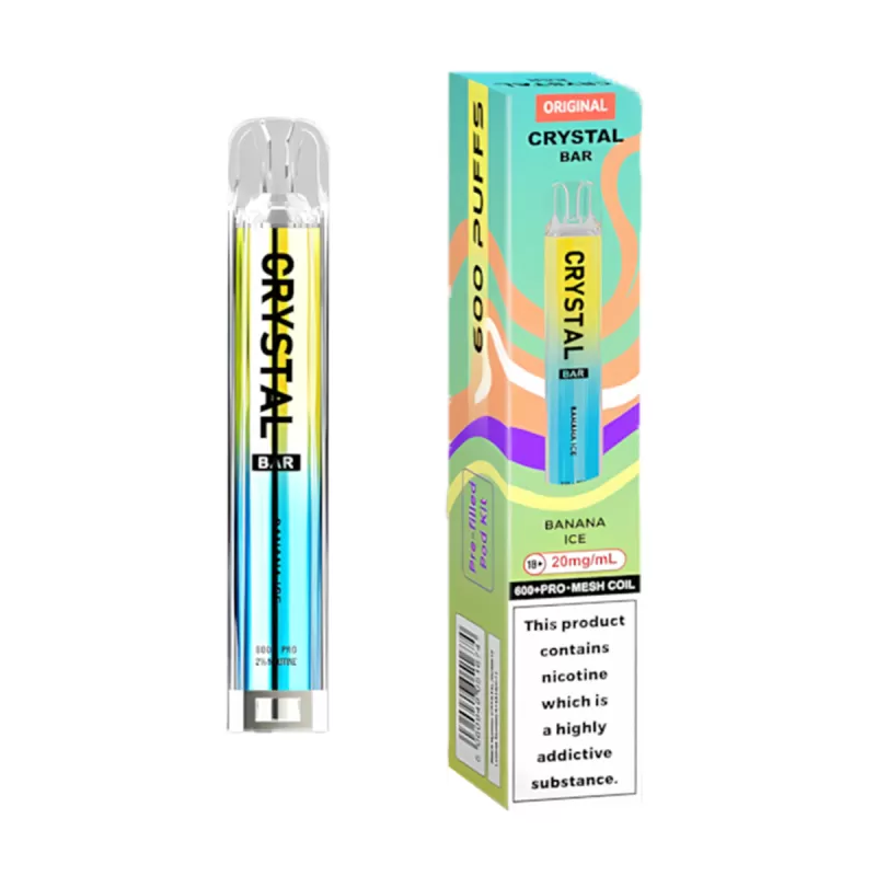 Crystal Bar Original 600 Pod Kit - Watermelon Strawberry - Image 2