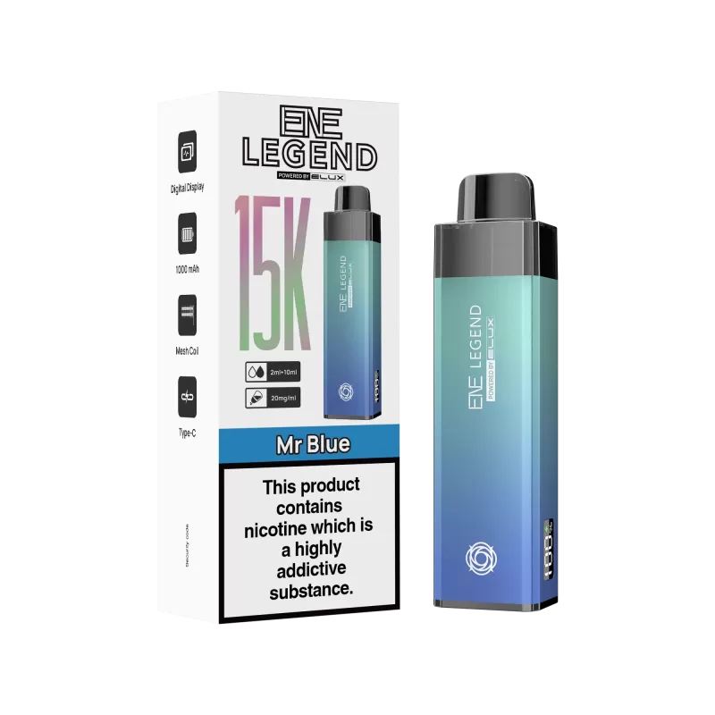 Elux ENE Legend 15K Vape Kit - Strawberry Kiwi - Image 3