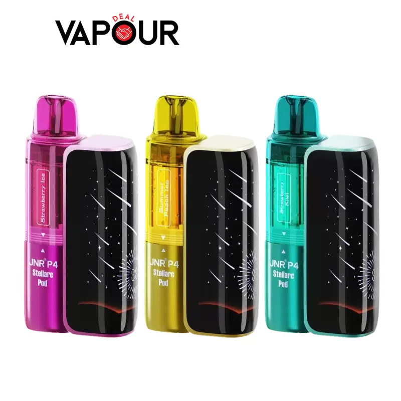 JNR P4 Stellarc 100K Vape Kit - Black Dragon Ice / Passion Fruit Kiwi