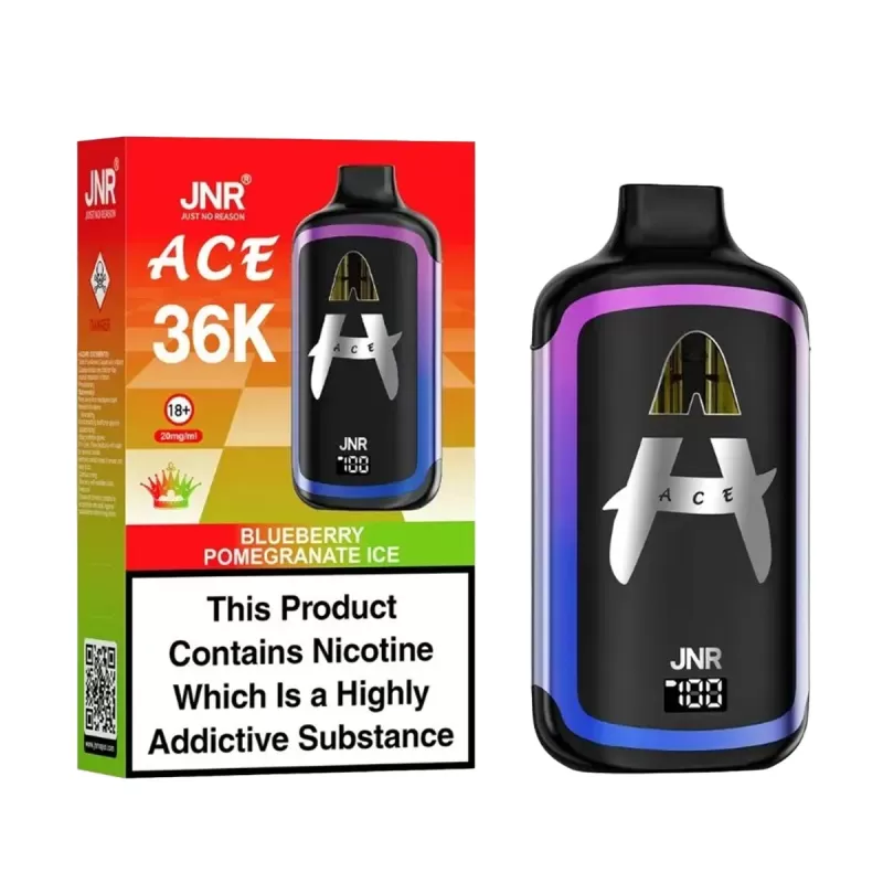 JNR Ace 36K Prefilled Pod Kit - Blueberry Pomegranate Ice - Image 3