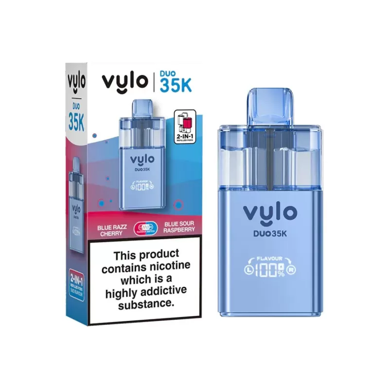 Vylo Duo 35K Prefilled Pod Kit - Straw’ B’gum / Green Apple B’gum - Image 2