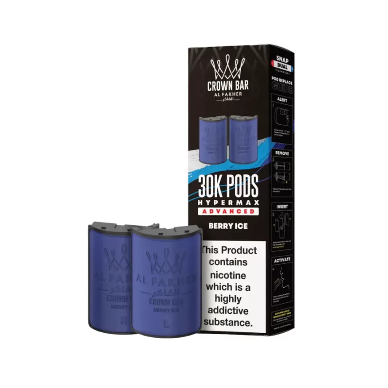 Al Fakher Hypermax 30K Prefilled Pods - Blackcurrant Mint