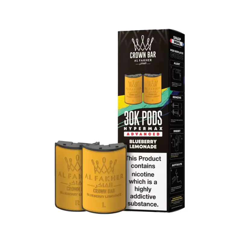 Al Fakher Hypermax 30K Prefilled Pods - Blueberry Sour Raspberry - Image 3