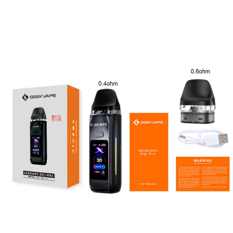 Geekvape DIGI Max Pod Kit 80W - Pearl White - Image 3