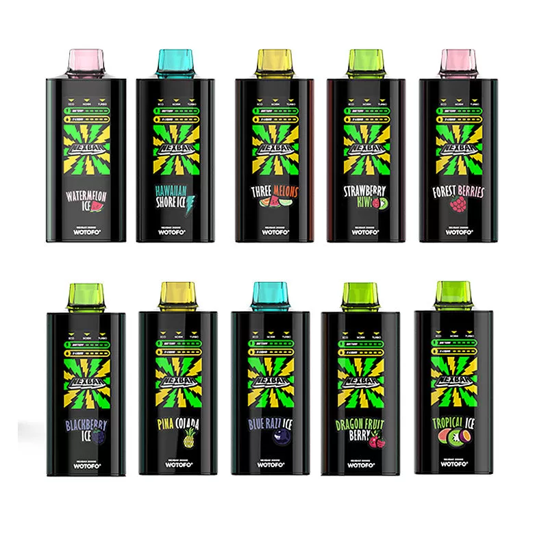 Wotofo nexBar 20K Rechargeable Disposable Vape Kit - Tropical Ice / 20mg / CN-SZ Warehouse