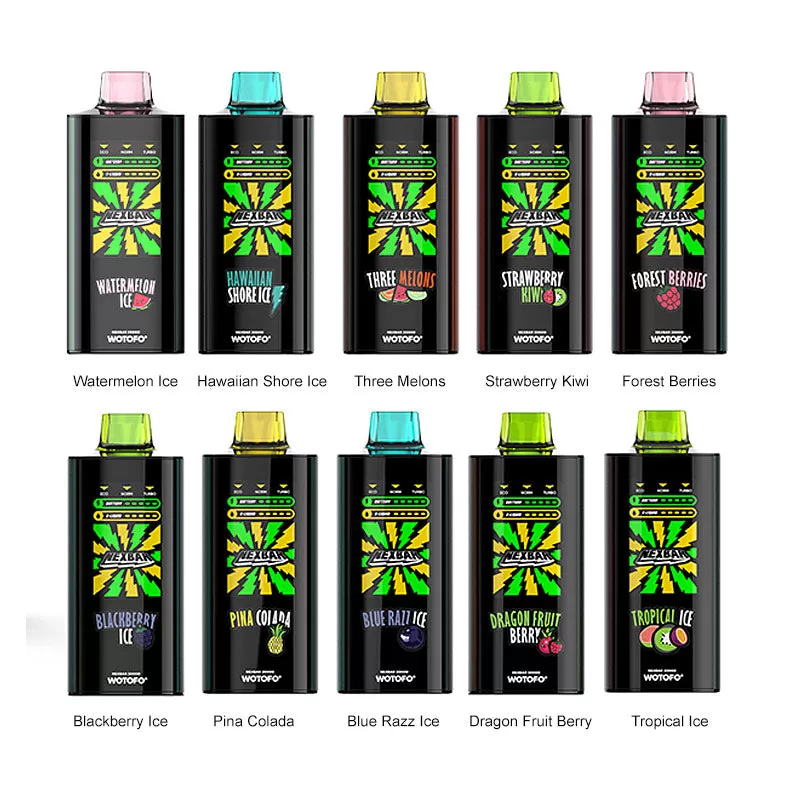 Wotofo nexBar 20K Rechargeable Disposable Vape Kit - Tropical Ice / 20mg / CN-SZ Warehouse - Image 2