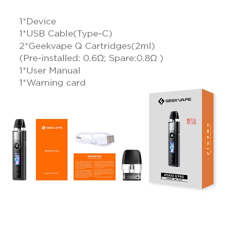 GeekVape Wenax Q Pro Kit 30W - Azure Blue - Image 3