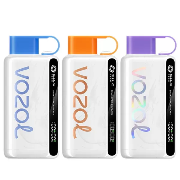 Vozol Star 12000 Rechargeable Disposable Kit (LED Display) - Strawberry Raspberry Cherry - Image 2