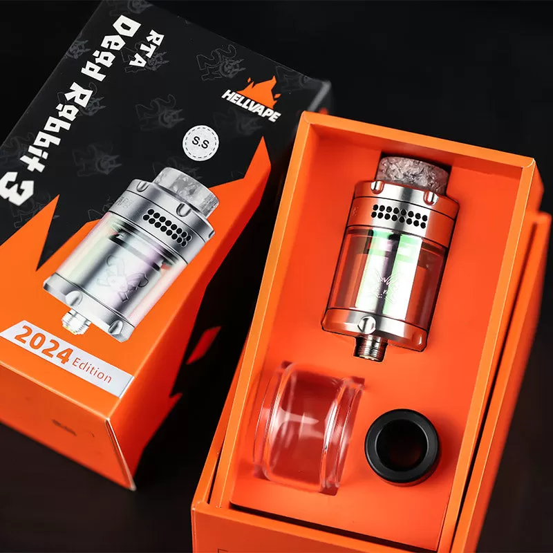 Hellvape Dead Rabbit 3 RTA Tank Atomizer 5.5ml (2024 Edition) - Rainbow - Image 3