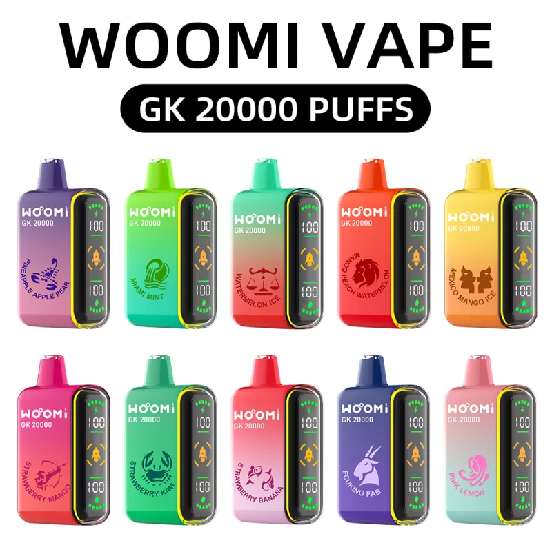Woomi GK 20000 Puffs Rechargeable Disposable Kit - Strawberry Kiwi