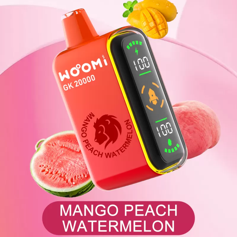 Woomi GK 20000 Puffs Rechargeable Disposable Kit - Strawberry Kiwi - Image 3