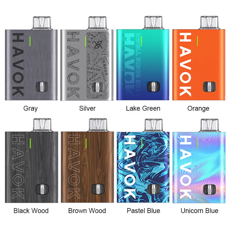 Uwell Havok R Pod Kit 22W - Gray - Image 2
