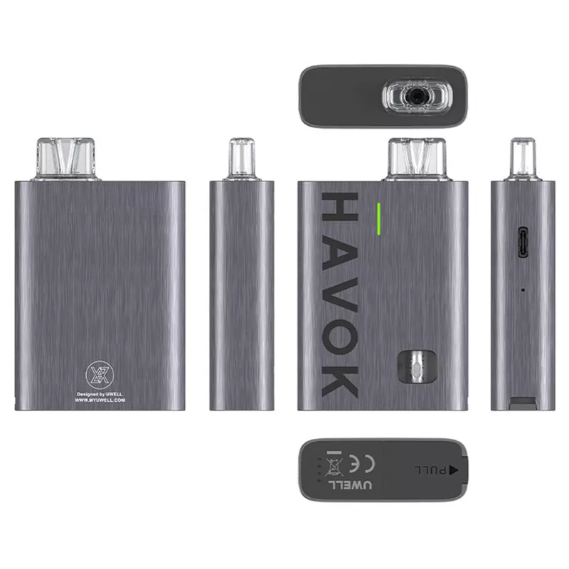 Uwell Havok R Pod Kit 22W - Gray - Image 3