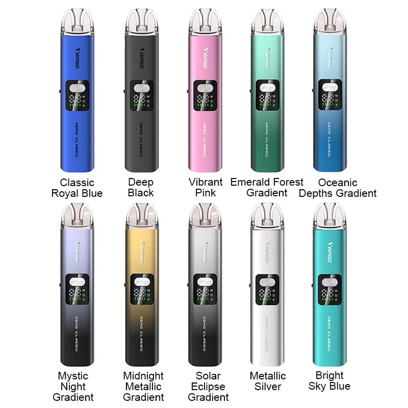 VAPGO XERO Classic Pod Kit 800mAh 2ml - Midnight Metallic Gradient - Image 2