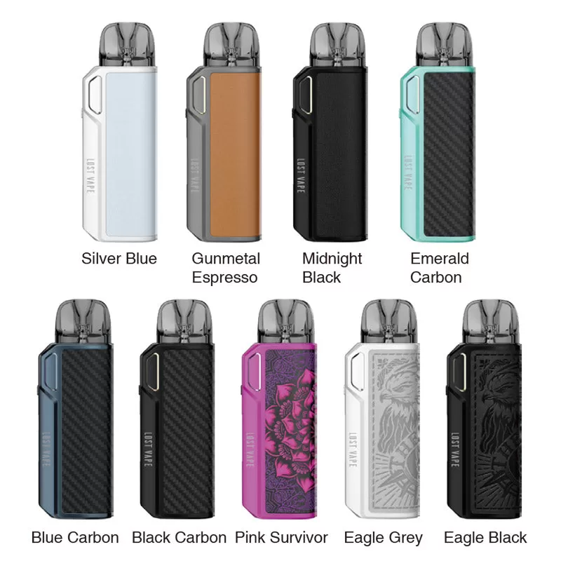 Lost Vape Thelema Elite 40 Pod Kit 1400mAh - Emerald Carbon - Image 2