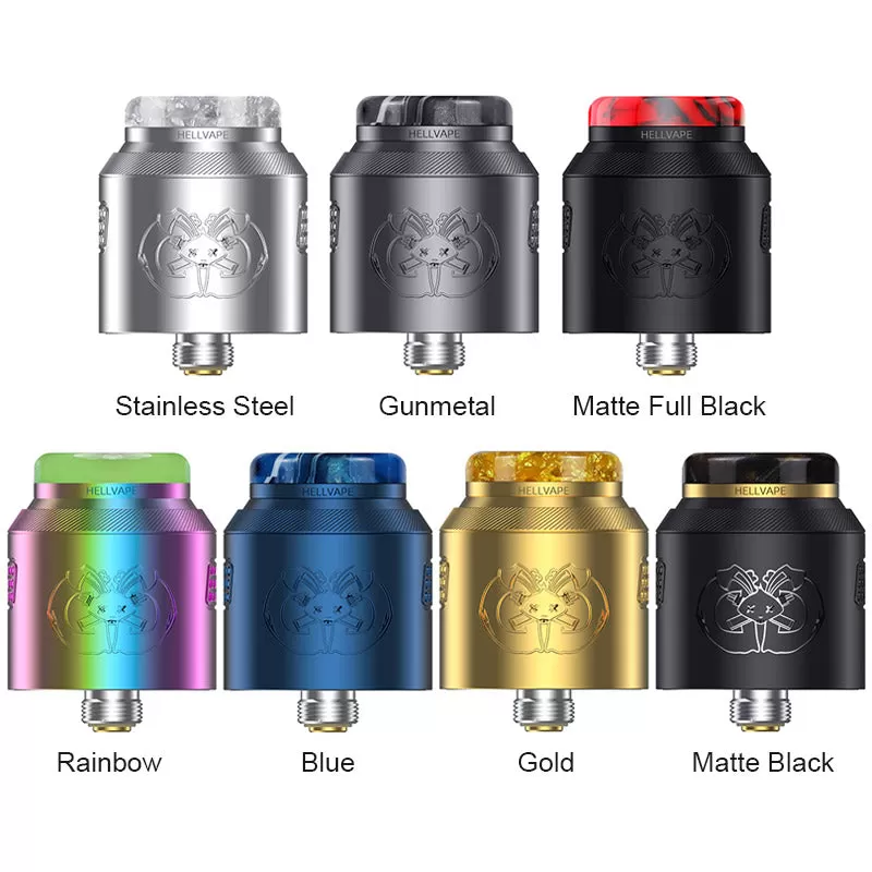 Hellvape Drop Dead 2 RDA Atomizer Tank - Matte Black - Image 2