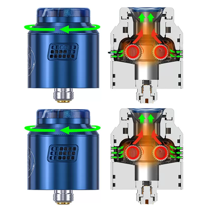 Hellvape Drop Dead 2 RDA Atomizer Tank - Matte Black - Image 3