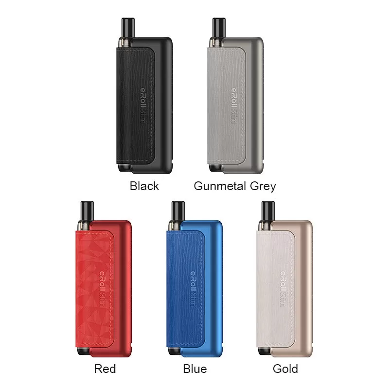 Joyetech eRoll Slim Pod Kit with PCC Box 480mAh+1500mAh 2ml - Cyan / 0.8ohm - Image 2