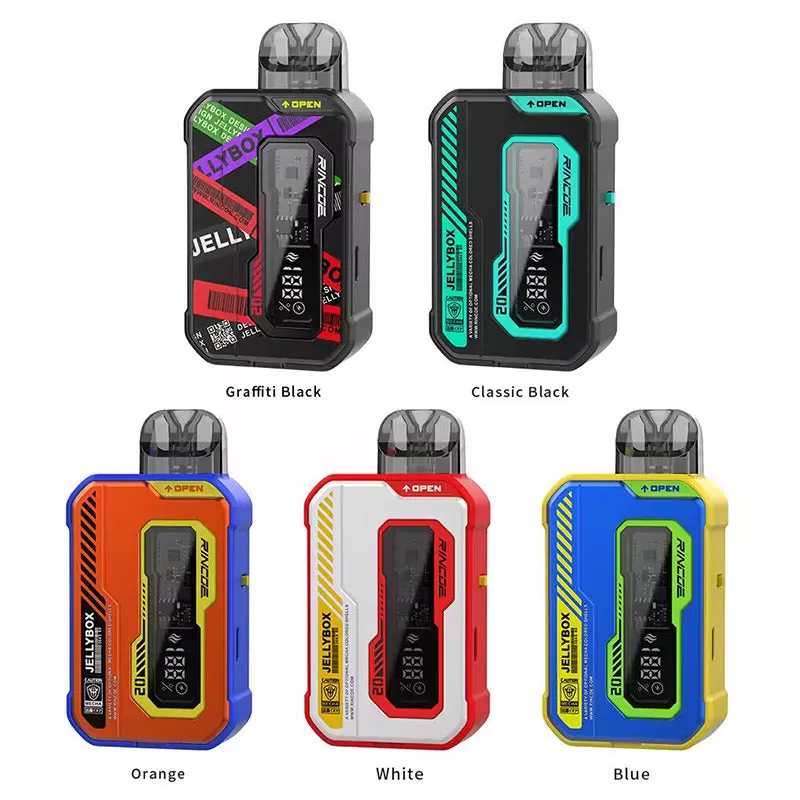 Rincoe Jellybox XS II 2 Kit 1000mAh - Graffiti Black - Image 2