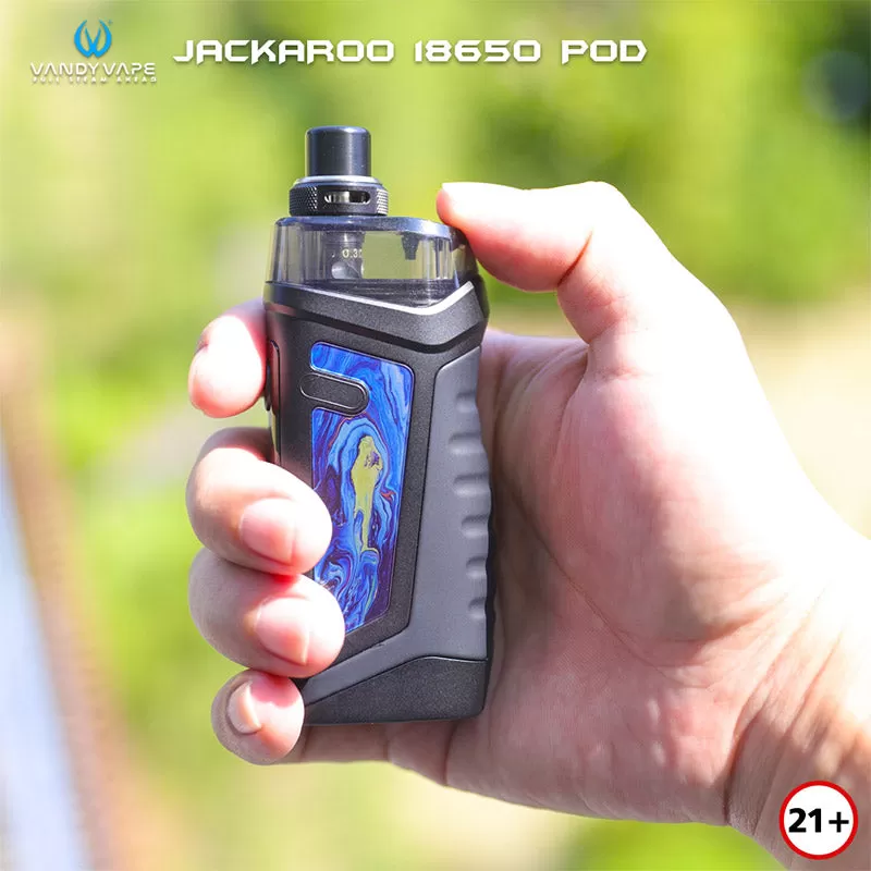 Vandy Vape Jackaroo 18650 Pod Kit 70W - Fantasy Violet - Image 3