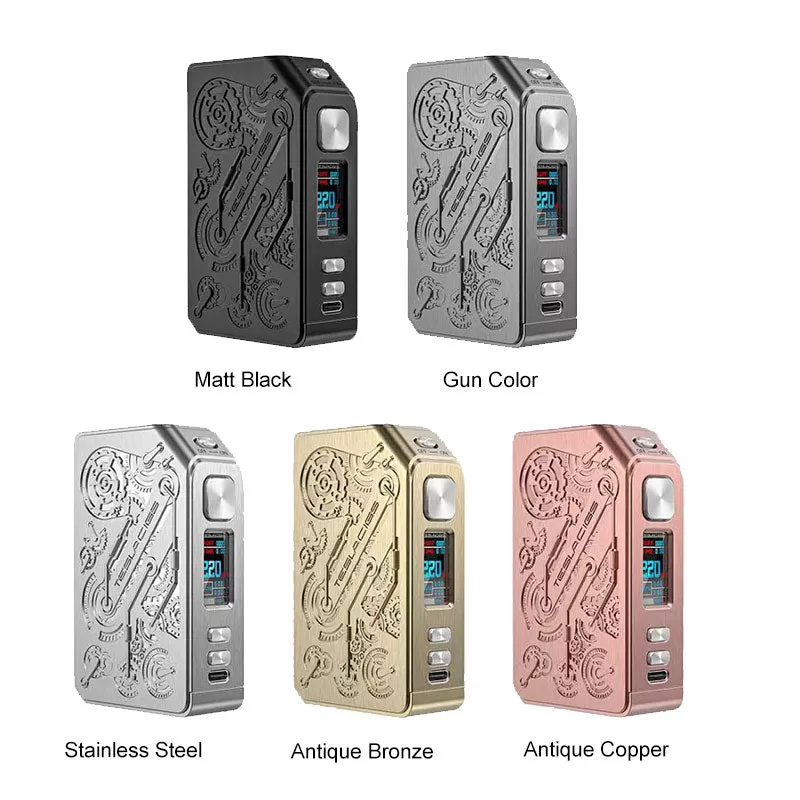 Teslacigs Punk II Box Mod 220W - Antique Bronze - Image 2