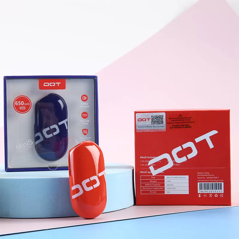 DOTECO Minis Vaporizer Battery - Red - Image 2