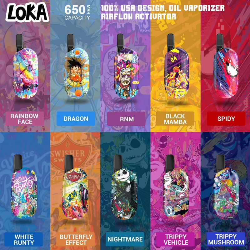 DOTECO LOKA 650 Vaporizer Battery - Butterfly Effect - Image 2