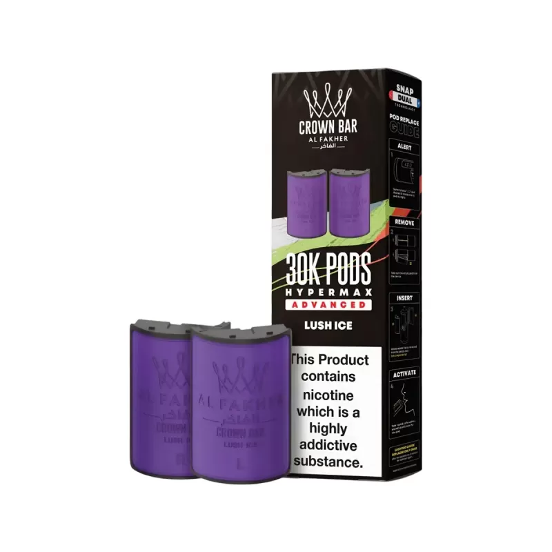 Al Fakher Hypermax 30K Prefilled Pods - Lemon Lime - Image 2