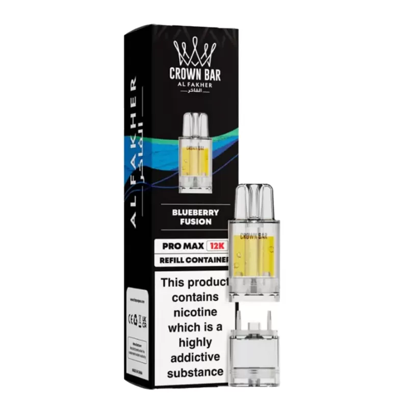 Al Fakher Crown Bar Pro Max 12K Prefilled Pods - Strawberry Blue Razz - Image 2