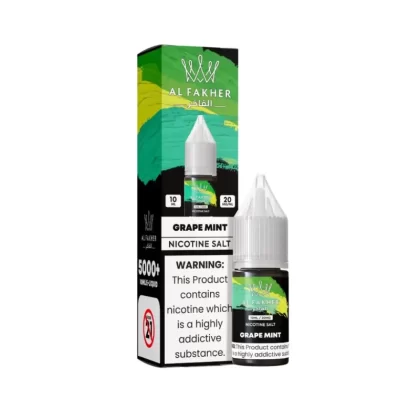Al Fakher Grape Mint Nic Salt Vape Juice - 10mg