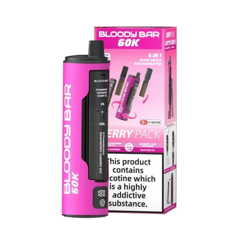 Bloody Bar 60K 4-in-1 Prefilled Pod Kit - Tropical Pack