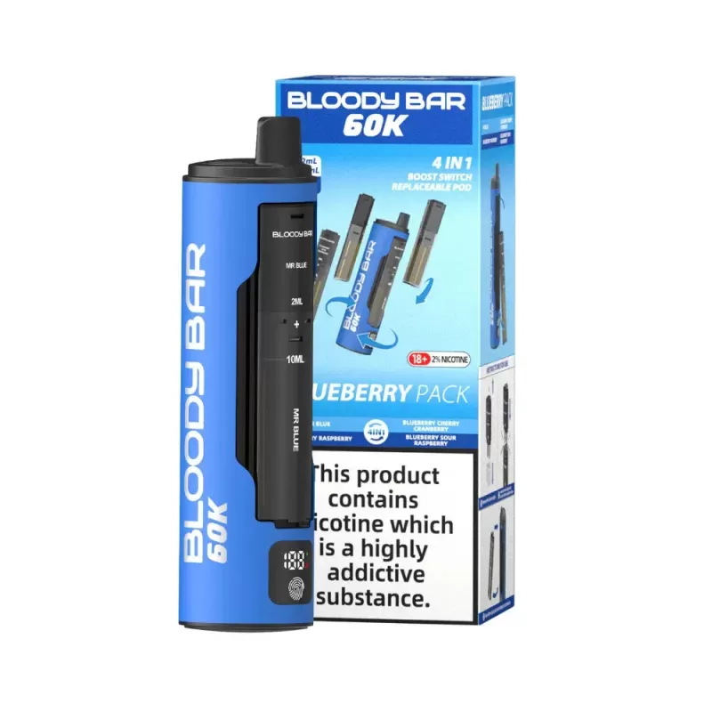 Bloody Bar 60K 4-in-1 Prefilled Pod Kit - Tropical Pack - Image 2