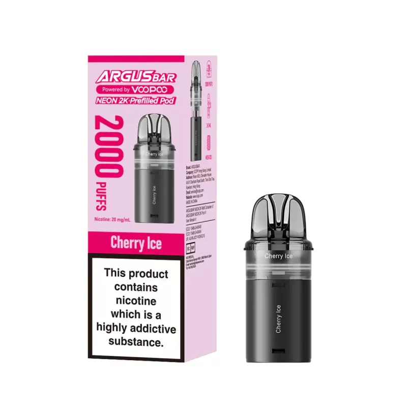 VooPoo Argus Bar Neon 2K Prefilled Pods - Juicy peach - Image 2