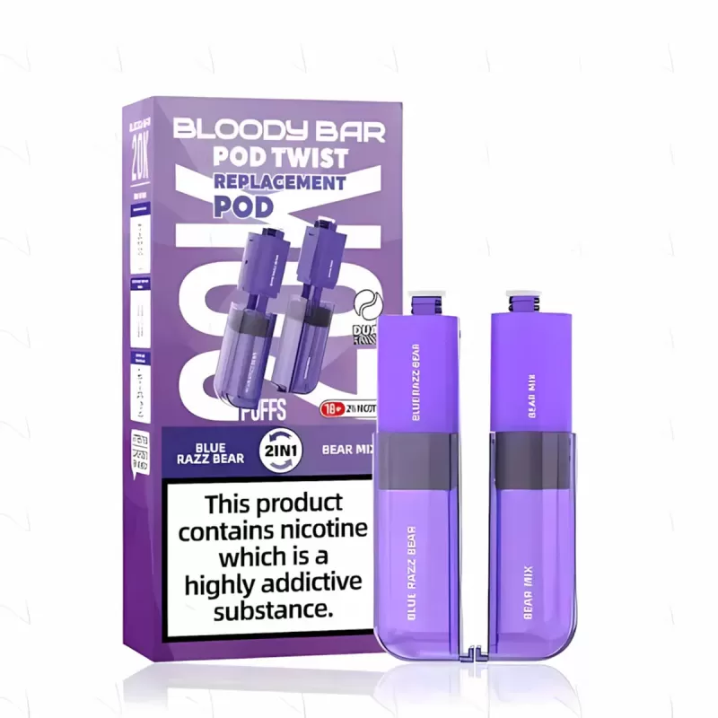 Bloody Bar Pod Twist 20K Prefilled Pods - Pink Lemonade / Pink Bear Mix